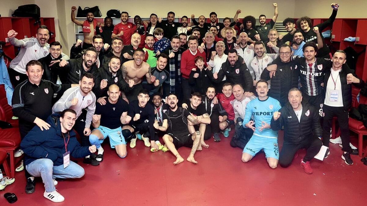 19 maçtır kaybetmeyen Samsunspor adım adım şampiyonluğa