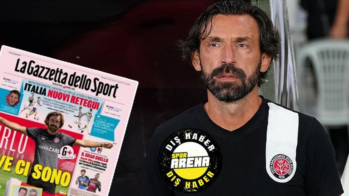 Andrea Pirlo, İtalyanlara içini döktü... Çarpıcı argüman: Beşiktaş'ı yazdılar