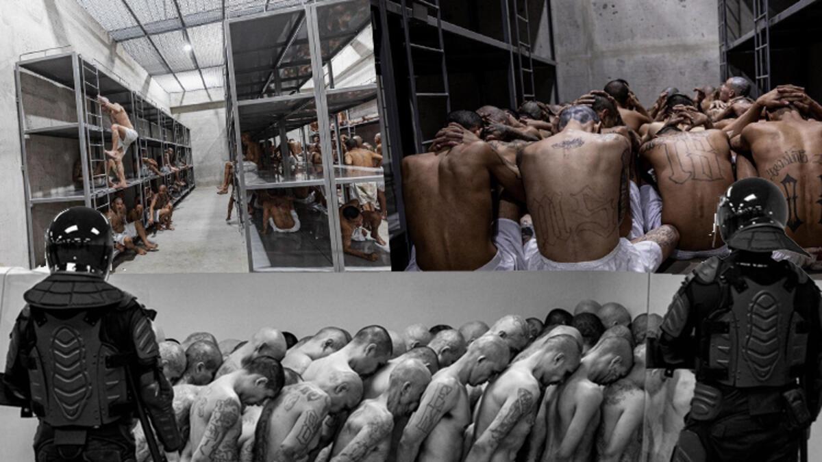 İçeriden gelen fotoğraflar olay yarattı! El Salvador'un mega hapishanesi yeniden dünya gündeminde...