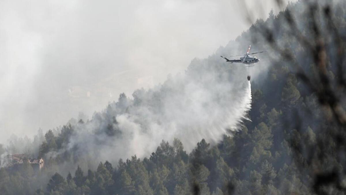 İspanya’daki orman yangınında 4 bin hektardan fazla alan kül oldu