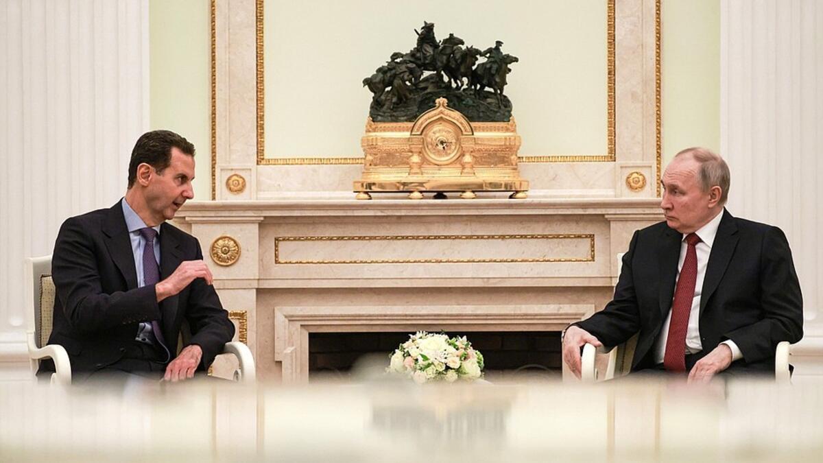 Putin ve Esad, Moskova'da bir ortaya geldi