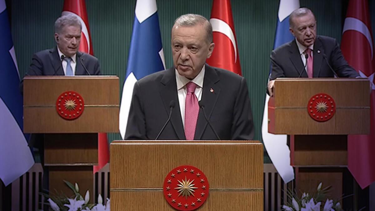 Son dakika: Cumhurbaşkanı Erdoğan açıkladı: Finlandiya'nın NATO üyeliği onay süreci başlıyor