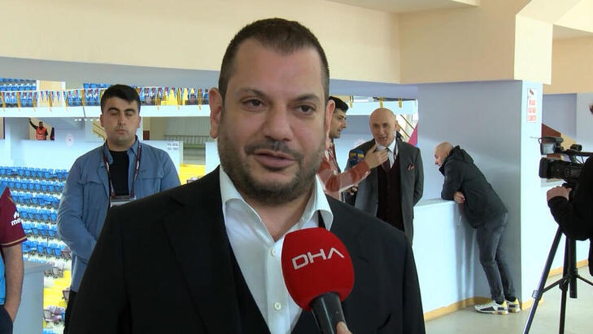 Trabzonspor'un yeni lideri Ertuğrul Doğan'dan teknik yönetici açıklaması