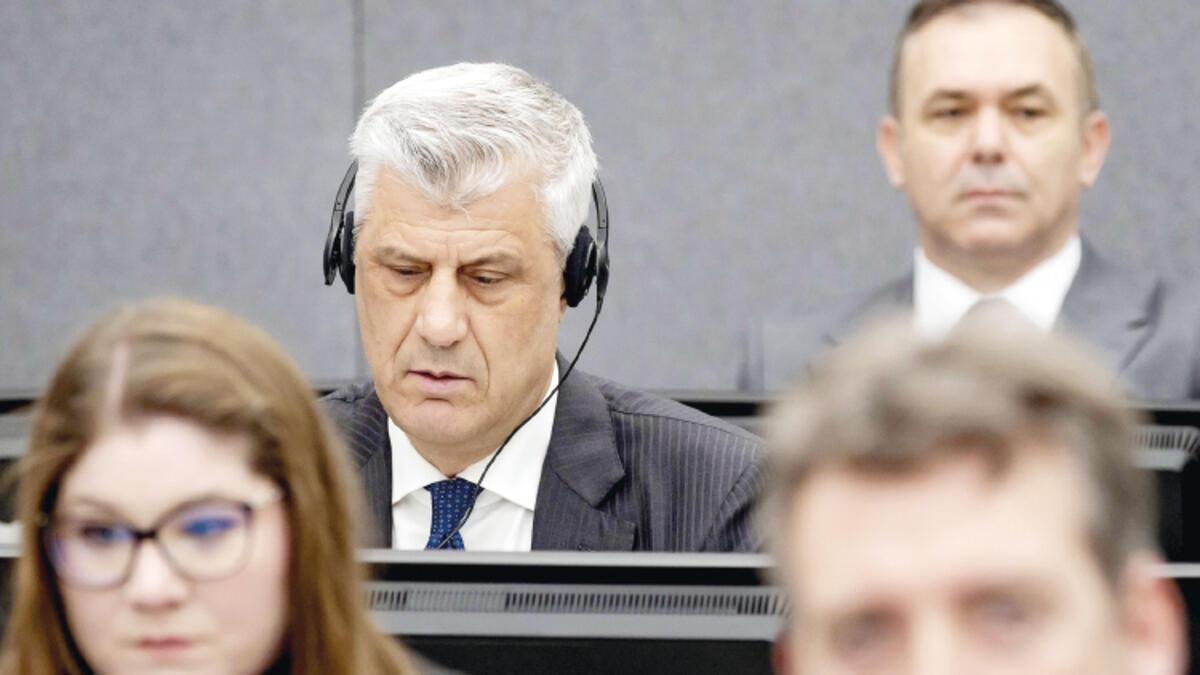 Eski Kosova başkanı Taçi hâkim karşısında