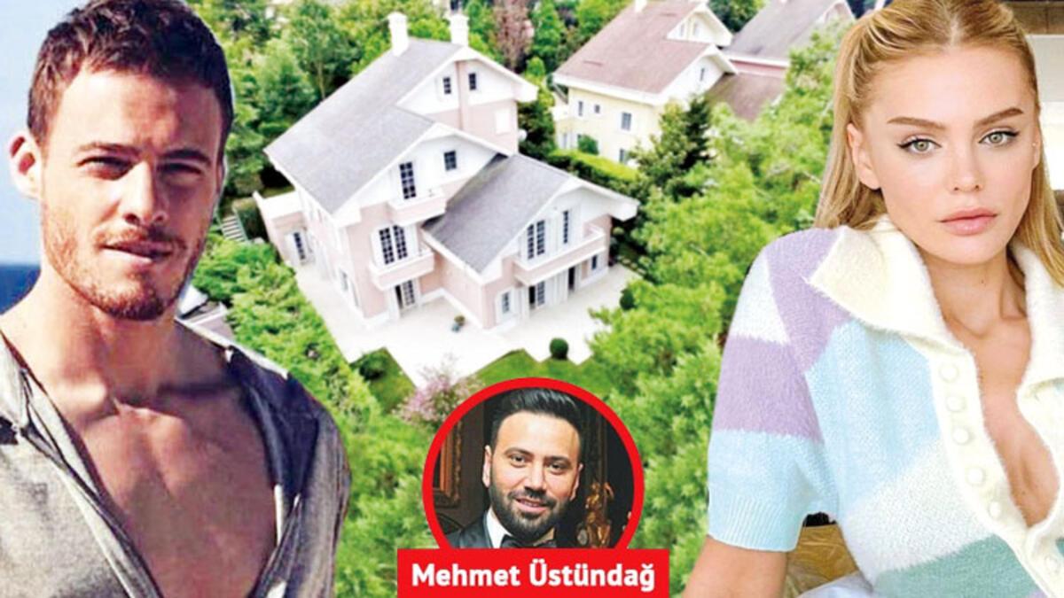 Kerem Bürsin'in yeni adresi... 50 milyonluk malikanede sevgilisi Mehtap Algül ile yaşayacak