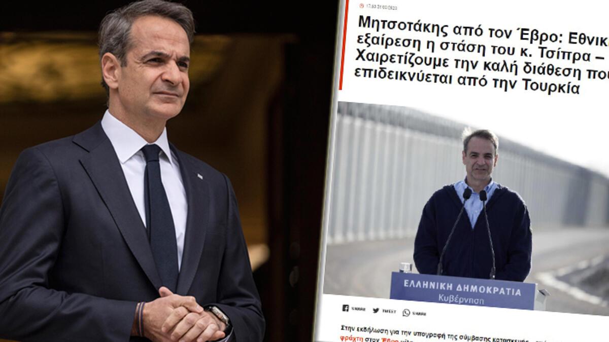Miçotakis'in seçim vaadi: Türk-Yunan hududuna duvar! Dikkat çeken Türkiye iletisi