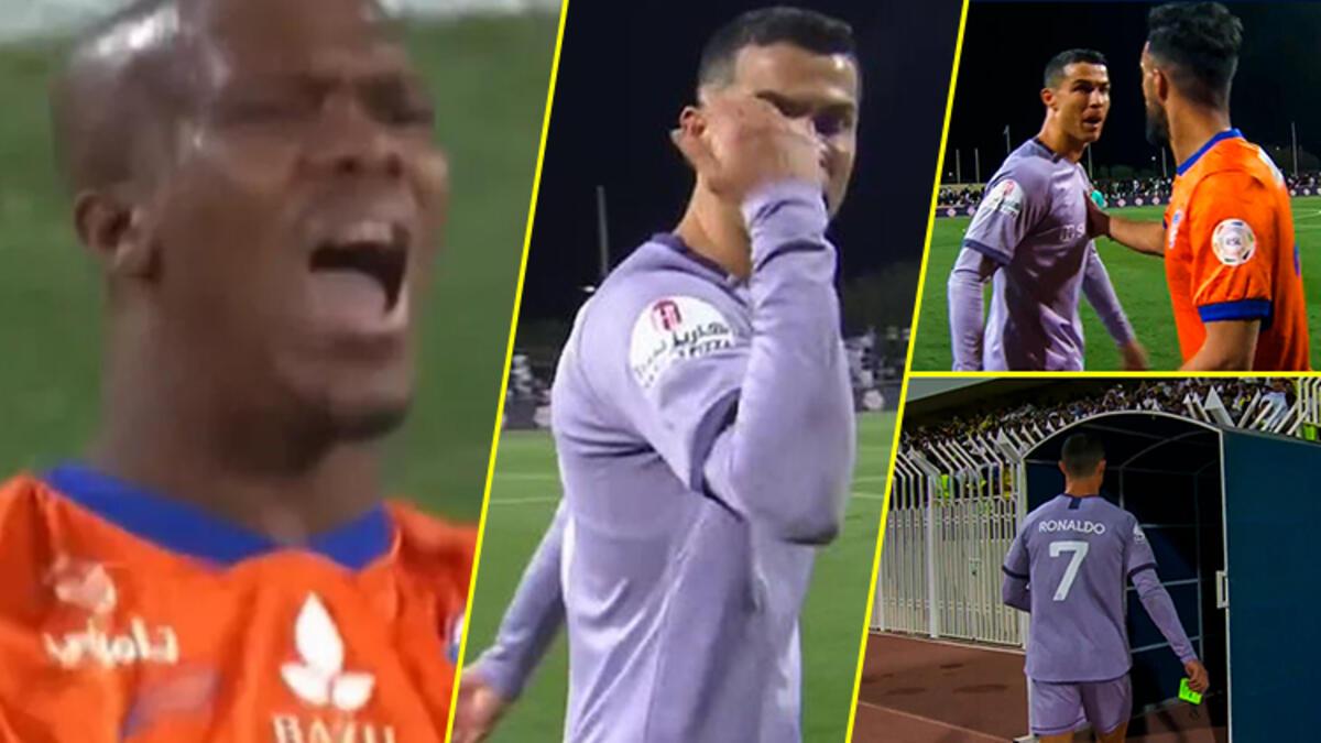 Suudi Arabistan'da Al Feiha ile Al Nassr ortasında olaylı maç... Nwakaeme çıldırdı, Ronaldo sinirlendi!