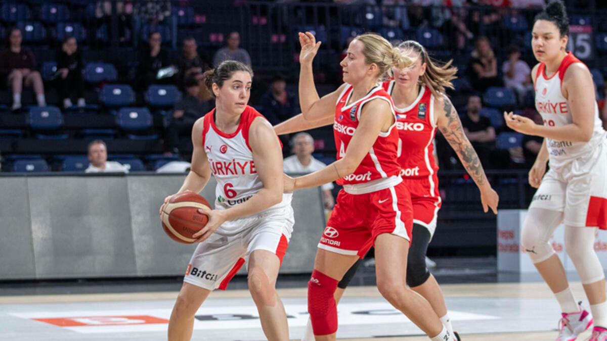 A Ulusal Bayan Basketbol Kadrosu, hazırlık maçında Çekya'ya mağlup oldu