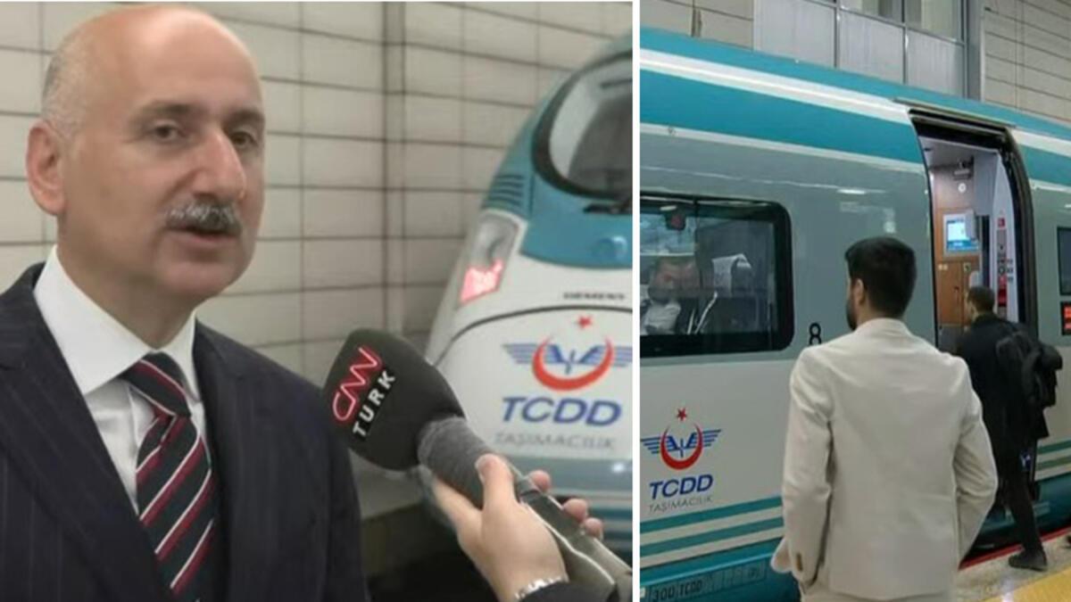 Ankara-Sivas Süratli Tren Sınırı açılıyor... Bakan Karaismailoğlu: Bu yatırımlar sayesinde Türkiye’nin önü açıldı
