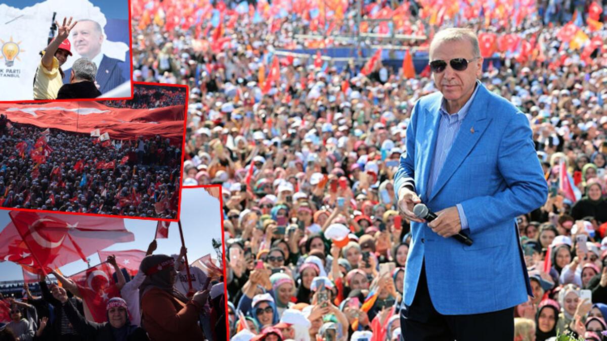 Büyük İstanbul Mitingi dünyada manşet: Erdoğan'dan güç gösterisi
