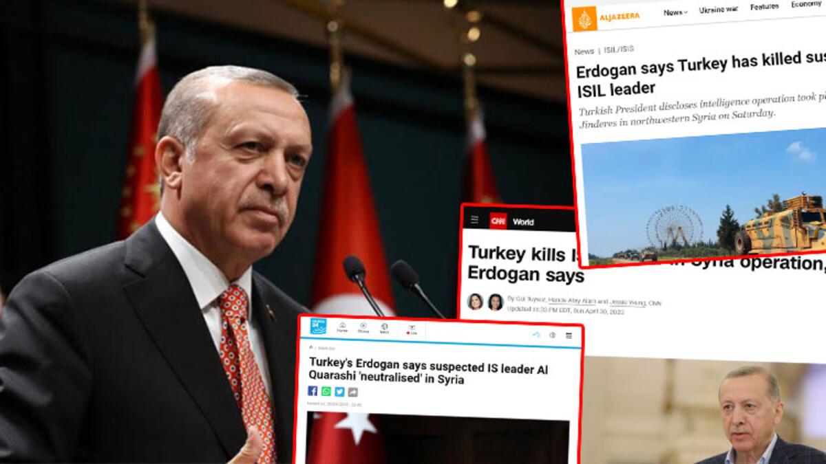 Cumhurbaşkanı Erdoğan duyurdu... MİT'in nefes kesen operasyonu dünya basınında