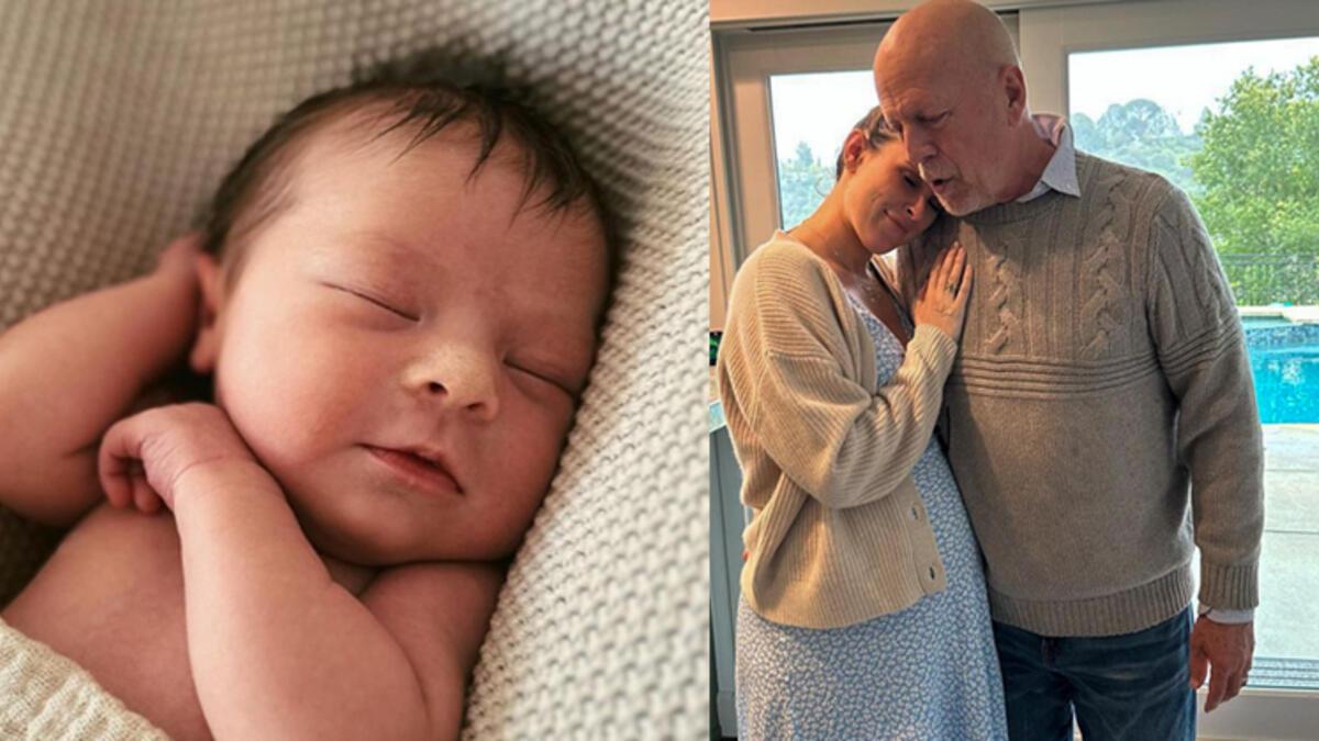 Daima makus haberlerle gündeme geliyordu: Bruce Willis birinci defa dede oldu: Bebek meskende doğdu