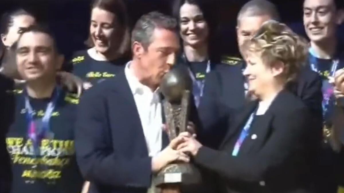 Fenerbahçe Lideri Ali Koç, Euroleague şampiyonluğu sonrası büyük sevinç yaşadı