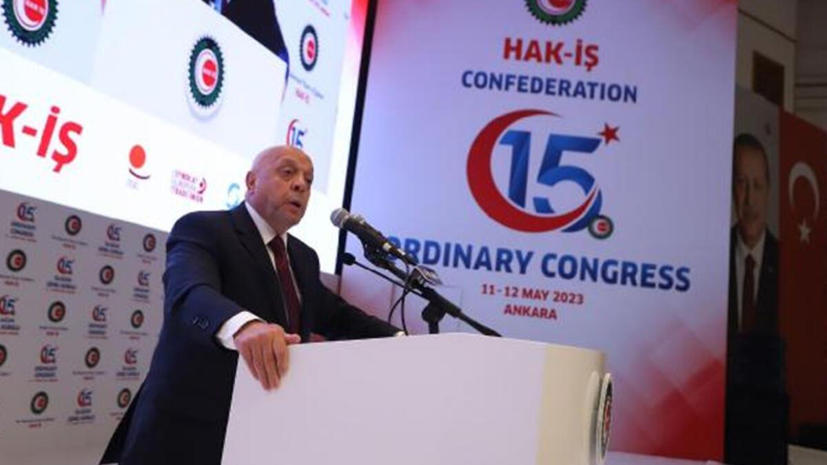HAK-İŞ Lideri Arslan: 'Türkiye Yüzyılı' işçinin de yüzyılı olacak