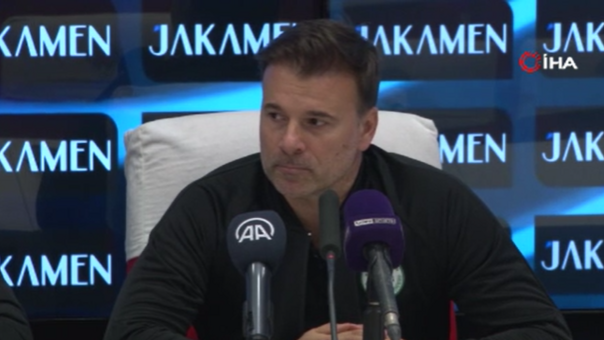 Konyaspor teknik yöneticisi Stanojevic: Daha uygun bir maksadımız var