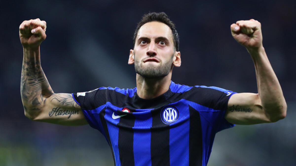 Şampiyonlar Ligi'nde birinci finalist Hakan Çalhanoğlu'nun formasını giydiği Inter!