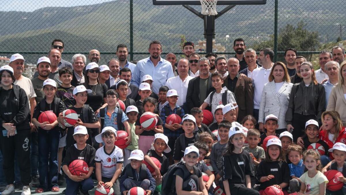 TBF Lideri Hidayet Türkoğlu ve basketbol dünyasının kıymetli isimleri Hatay Belen’de