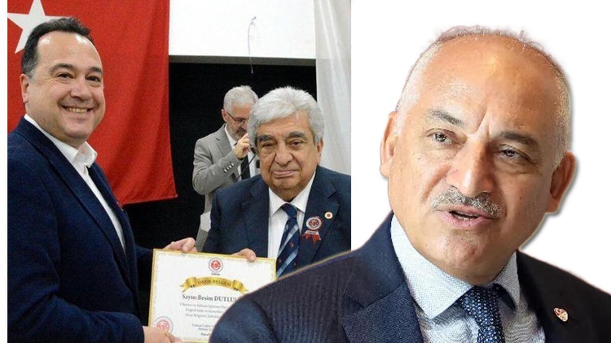 TÜRFAD "İnsanlar Yaşarken anılmalıdır" ödül merasiminde TFF Lideri Büyükekşi mükafata layık görüldü