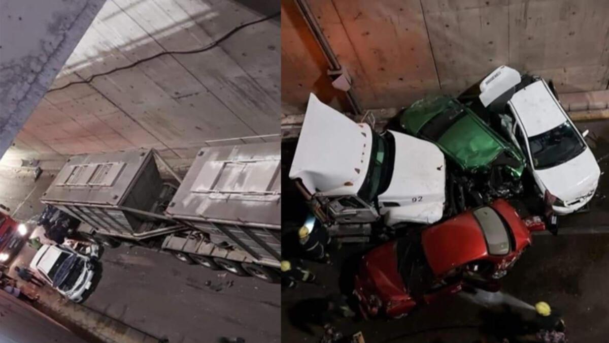 Ürdün’de bir kamyon araçları biçti: 1 ölü