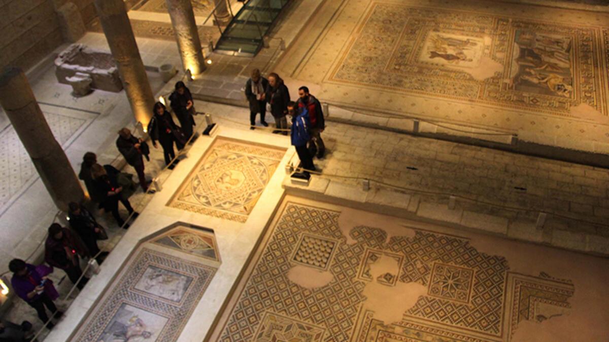 Zeugma Mozaik Müzesi'ni zelzeleye kadar 27 bin kişi ziyaret etti