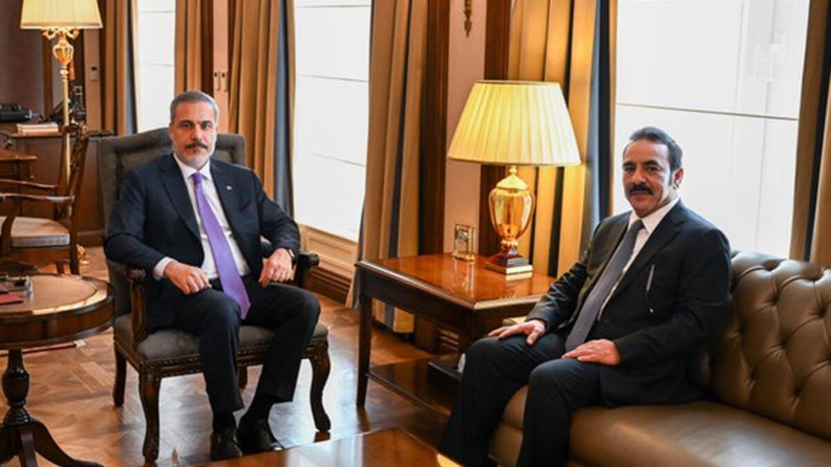 Bakan Fidan Katar'ın Ankara Büyükelçisi Mohammed Nasser ile görüştü