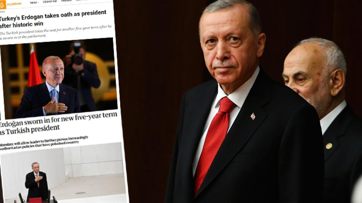 Cumhurbaşkanı Erdoğan'ın yemin merasimi dünya basınında...