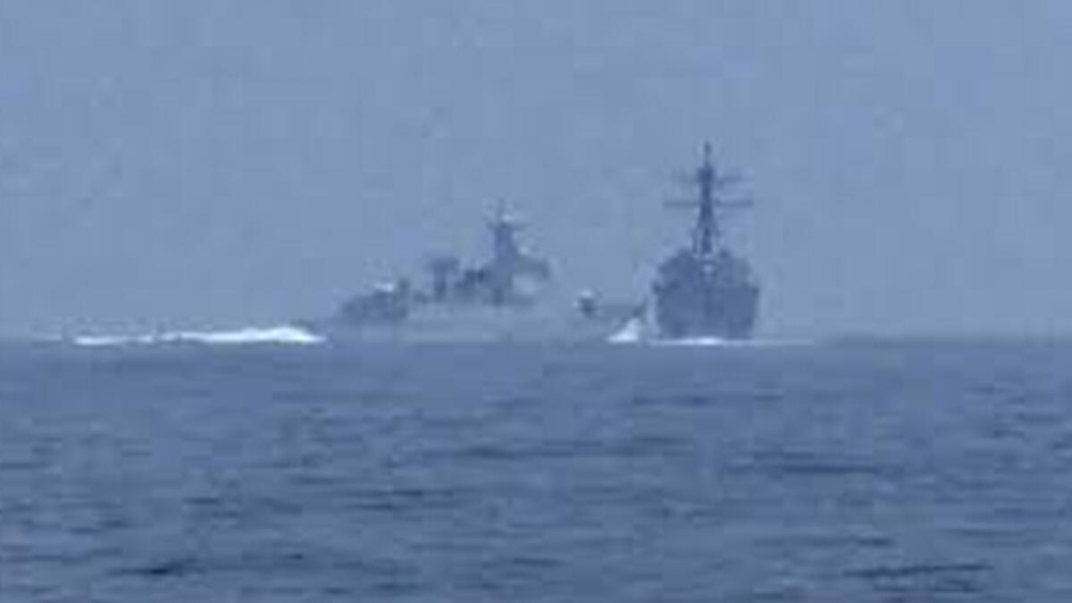 Dünya bu imgeleri konuşuyor... Tayvan Körfezi'nde ABD-Çin savaş gemileri karşı karşıya