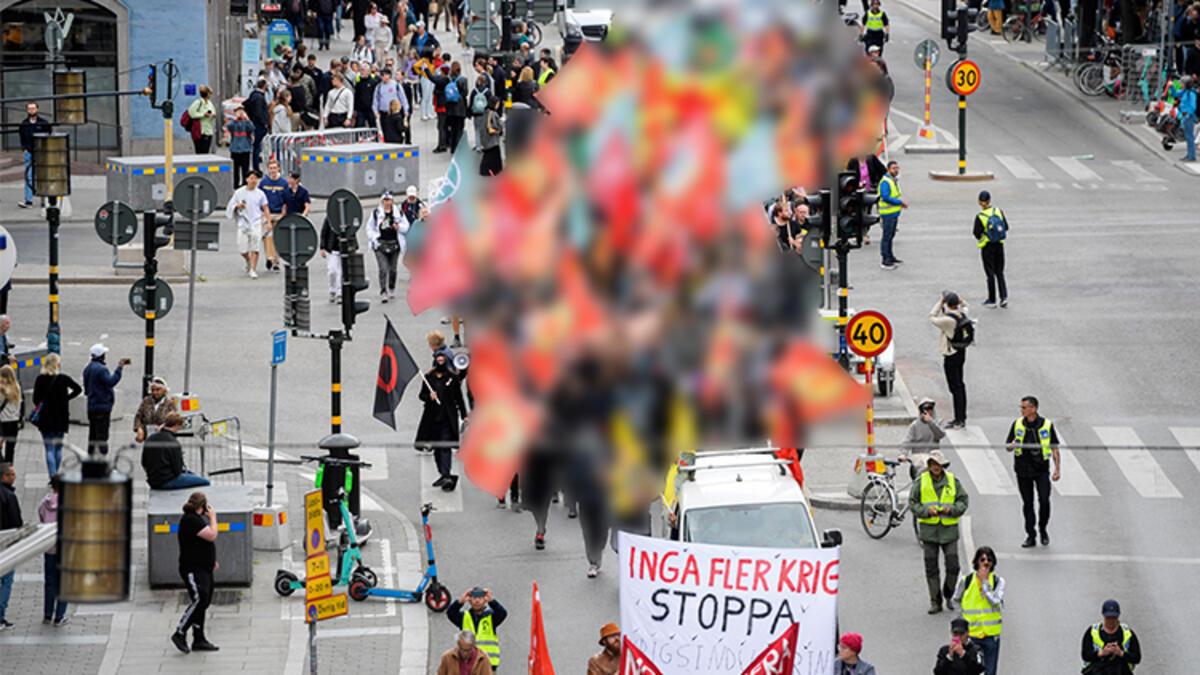 İsveç'te bir küstah protesto daha! Terör yandaşları rahat durmuyor, yetkililer izliyor