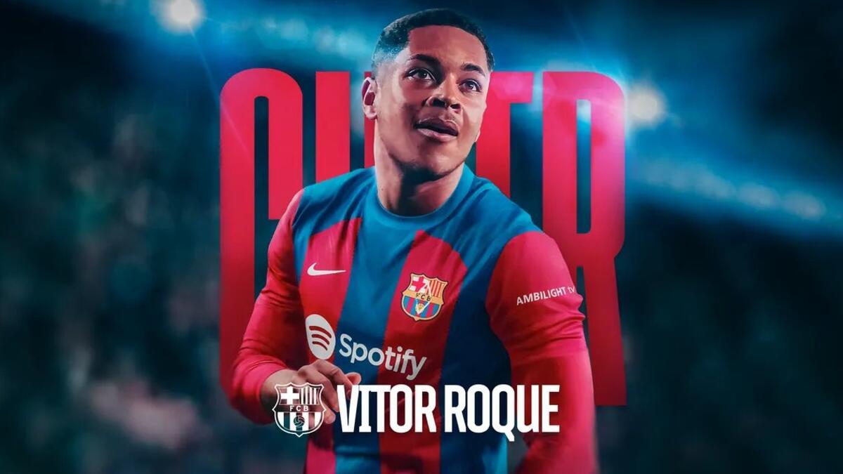 Barcelona, Vitor Roque transferini açıkladı! Özgür kalma bedeli 500 milyon euro...