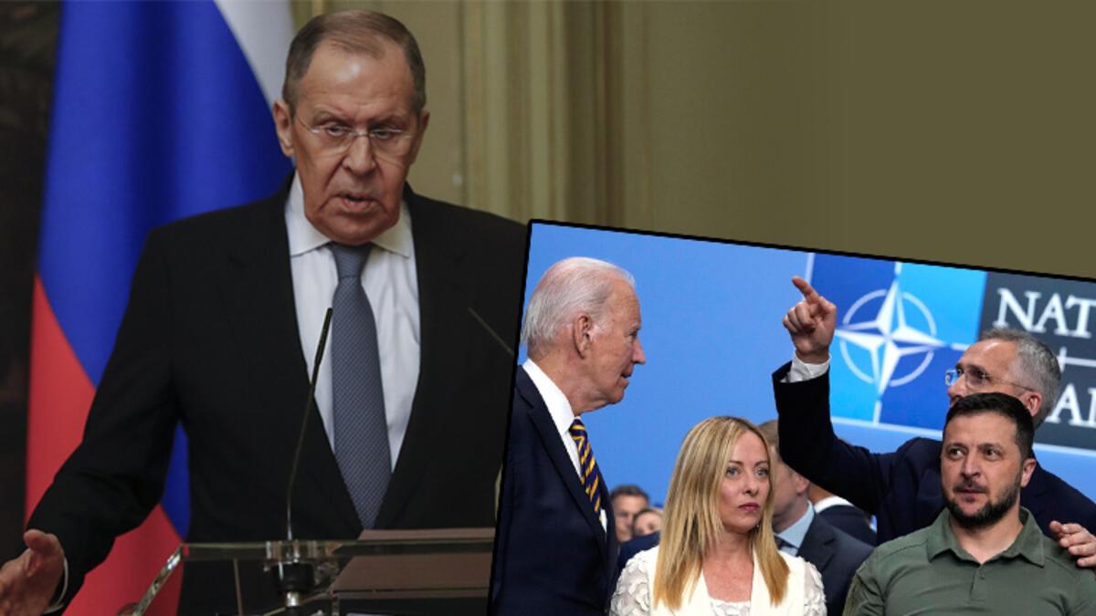 Kritik NATO zirves sonrası Lavrov'dan dünyayı alarma geçiren kelamlar: Rusya nükleer tehdit olarak değerlendirecek!
