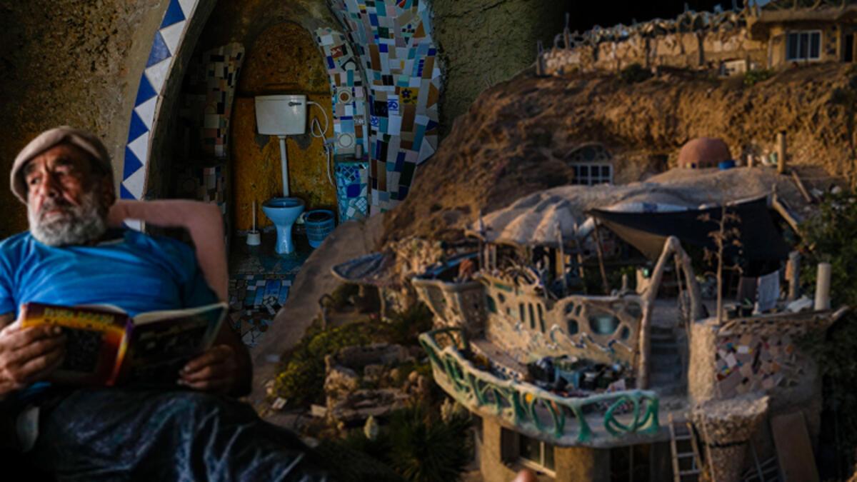Yarım yüzyıl uğraştı, mağaradan bir kale yarattı! İsrail hükümeti 50 yıl sonra tahliye kararı verdi