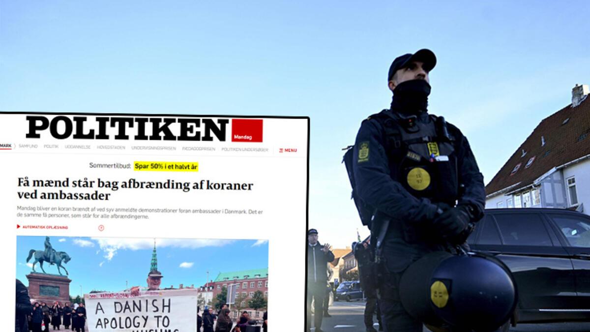 Danimarka'da bir skandal daha... Ülke basını duyurdu: Yedi başka provokasyon
