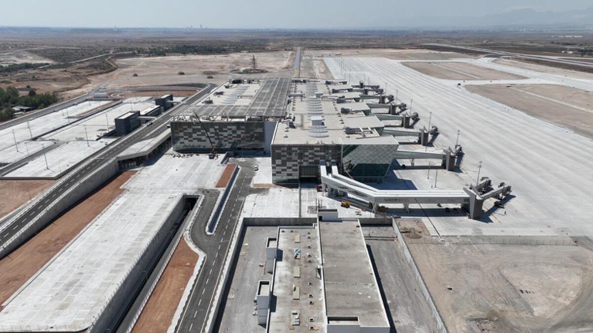 Ercan Havalimanı'nın yeni terminali yarın açılıyor