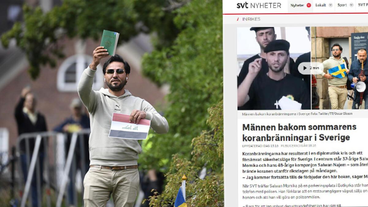İsveç devlet televizyonu yayınladı! İşte Kur'an-ı Kerim'e hücum düzenleyen provokatörün gerçek yüzü...