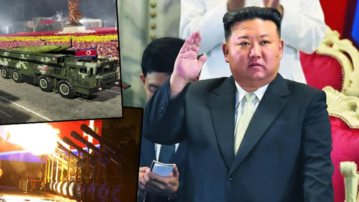 Kuzey Kore'den Zafer Günü'nde gövde gösterisi