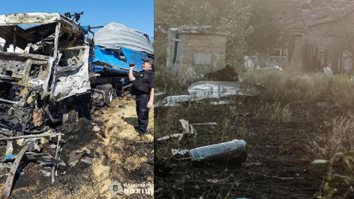 Odessa’ya hava saldırısı: 100 ton bezelye ve 20 ton arpa imha edildi