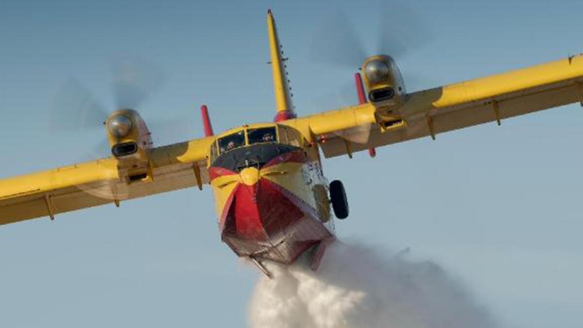 Orman yangınları ile boğuşan Yunanistan'a Avrupa’dan uçak dayanağı