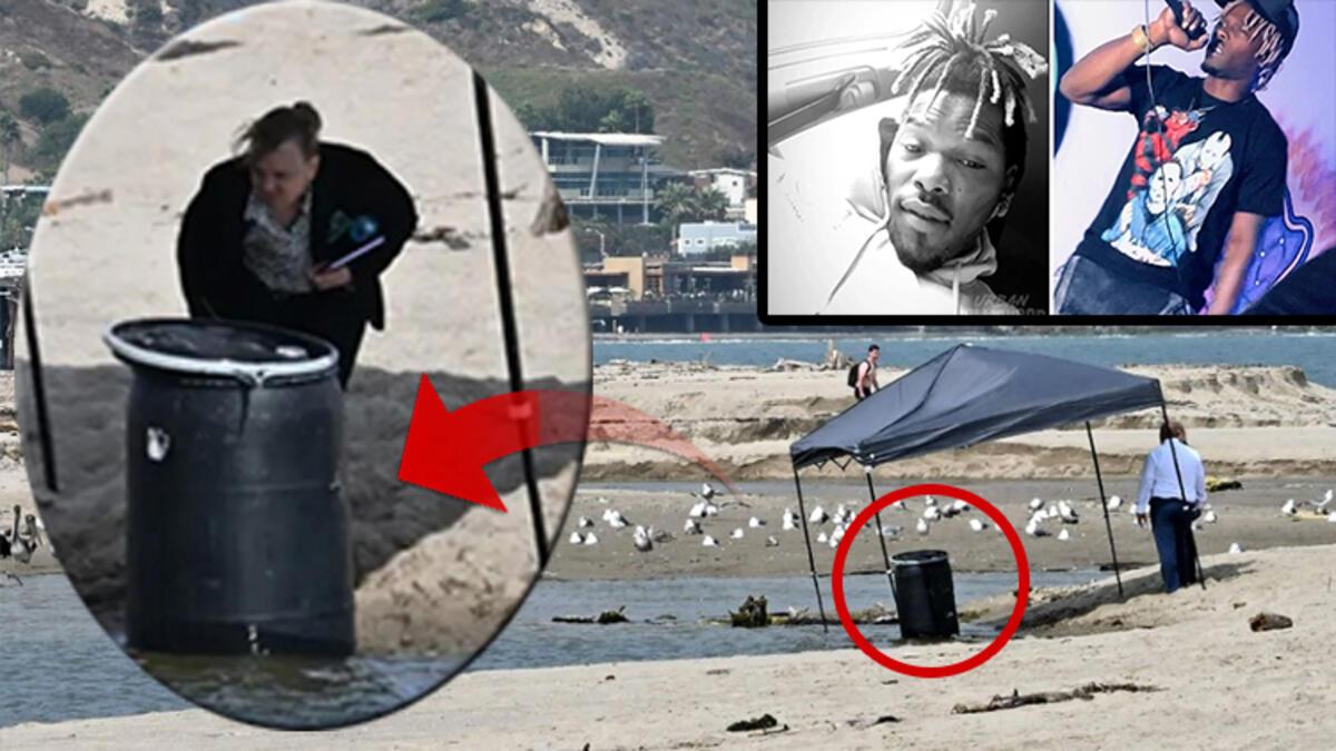 Plaja vuran varilin içinde bulunan cansız vücudun sahibi rap sanatkarı çıktı!