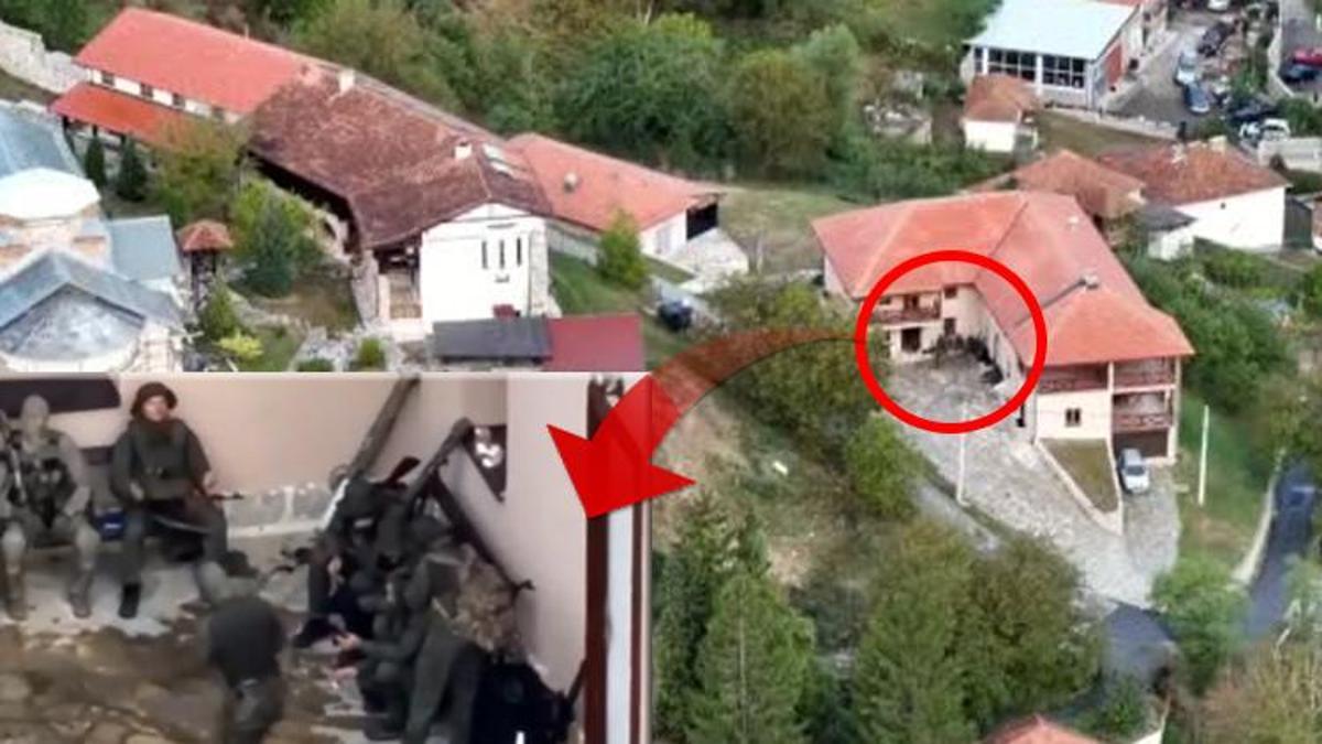 Kosova bir polisi şehit eden Sırp saldırganların imgelerini paylaştı