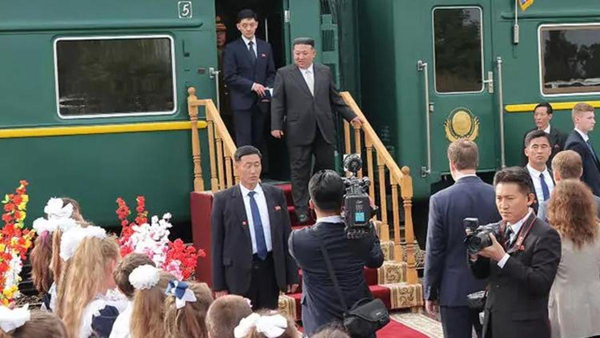 Kuzey Kore önderinin dikkat çeken zırhlı treni... Kim Jong-un’un Rusya ziyareti sone erdi