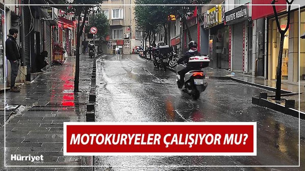 Motokuryeler çalışıyor mu? Online yemek ve market siparişleri iptal mi edildi? İstanbul Valisi Gül'den açıklama!