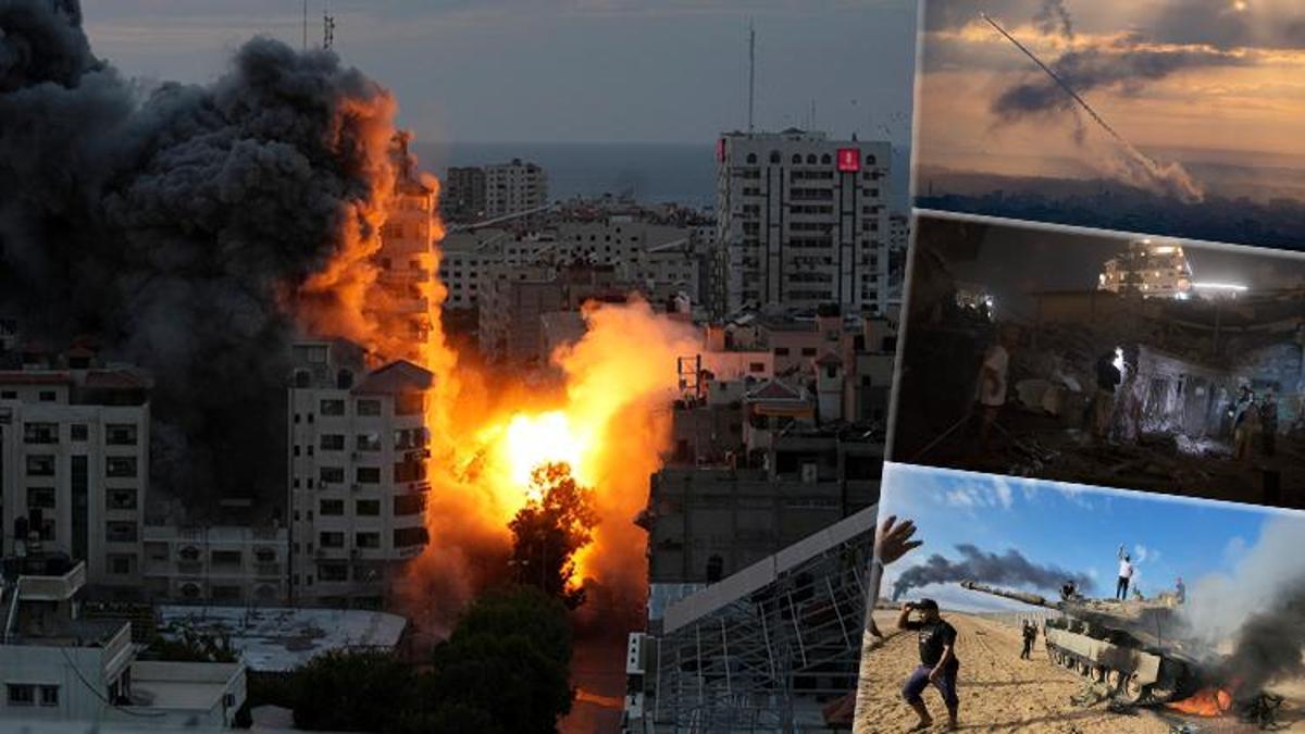 Son dakika: Filistin-İsrail çatışmasında son durum... Netanyahu intikam yemini etti, Hamas'ın üst seviye isimlerinin meskenlerine hücum
