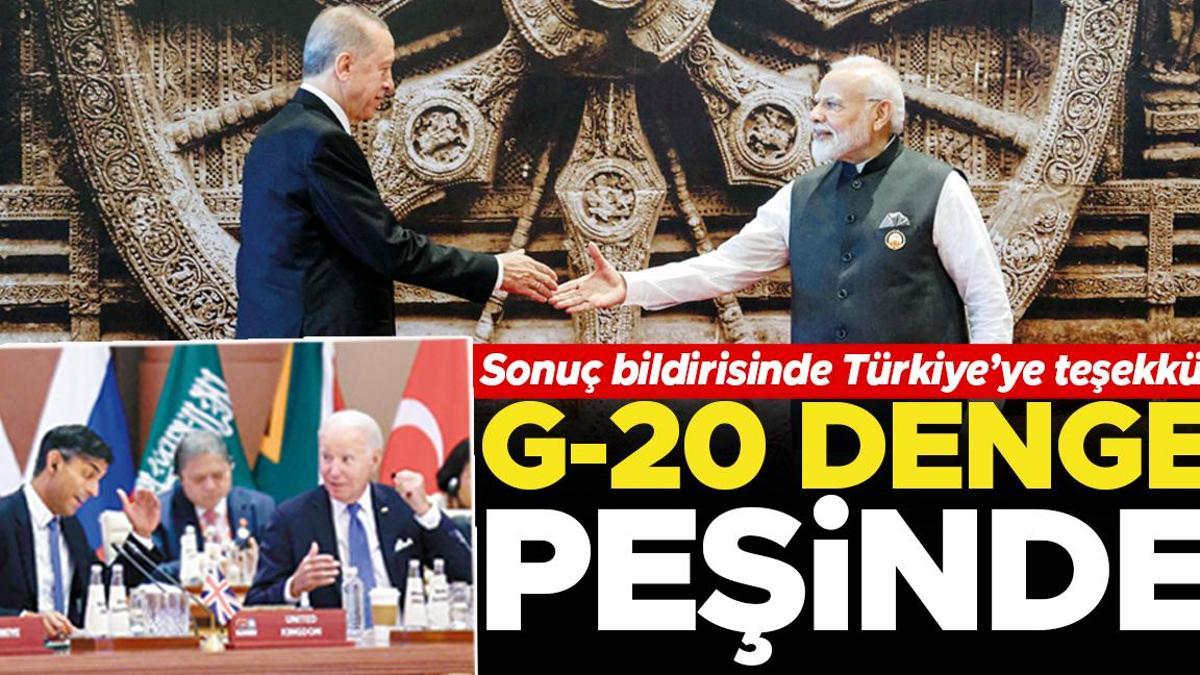 Sonuç bildirisinde Türkiye’ye teşekkür: G20 istikrar peşinde
