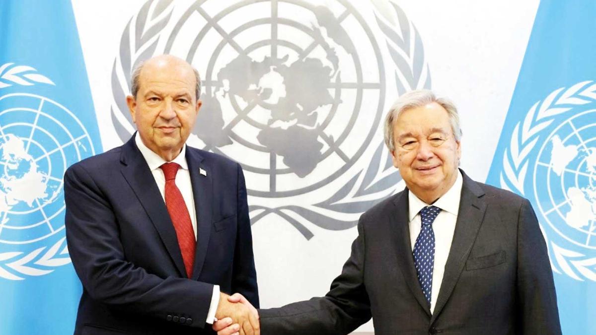 Tatar’dan BM Genel Sekreteri’ne: KKTC tanınmadan müzakere olmaz"
