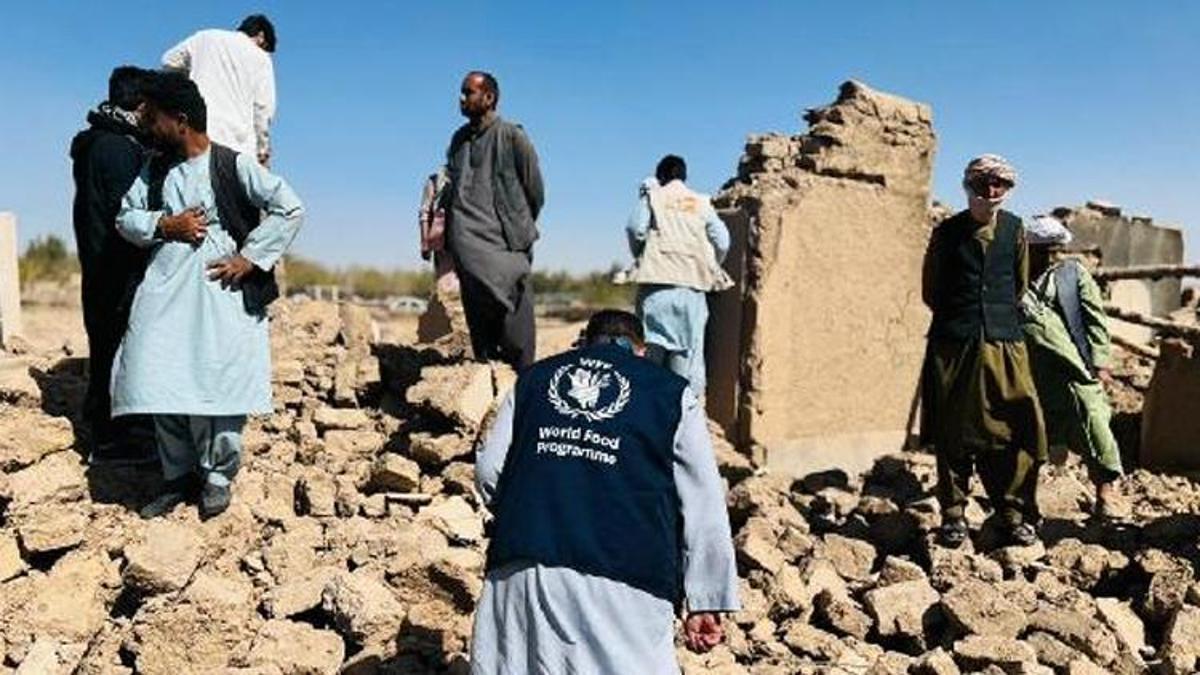 WFP sarsıntı sonrası Afganistan'da