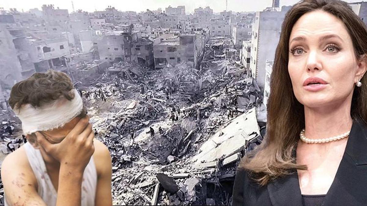 Angelina Jolie’den İsrail’e sert reaksiyon: Gazze açık hava hapishanesiydi, toplu mezara döndü