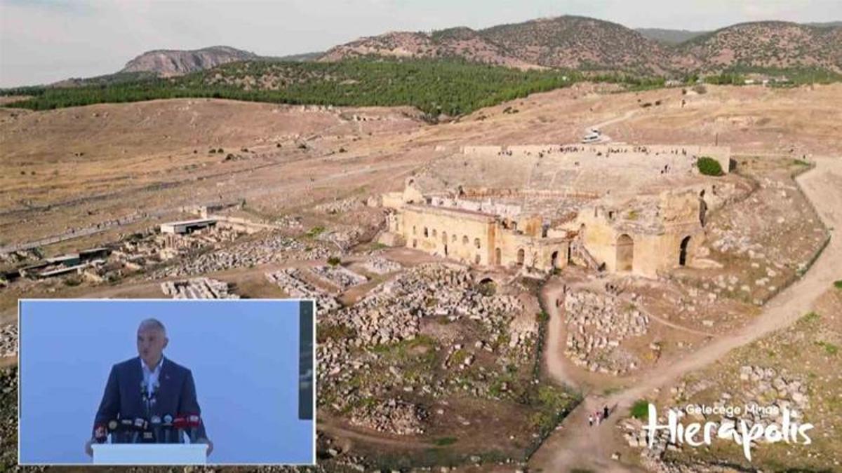 Bakan Ersoy "Geleceğe Miras Hierapolis" projesini anlattı