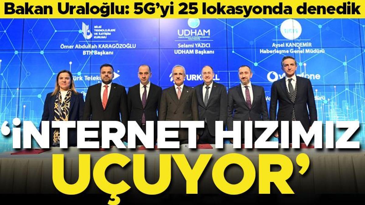 Bakan Uraloğlu: İnternet süratimiz uçuyor