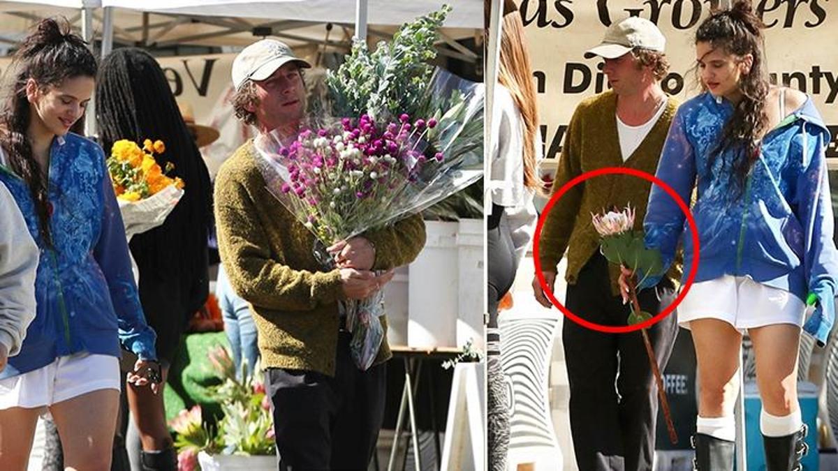 Daha boşanmadan ikinci aşka yelken açtı: Ünlü aktör yıldız müzikçiye kucak dolusu çiçek aldı