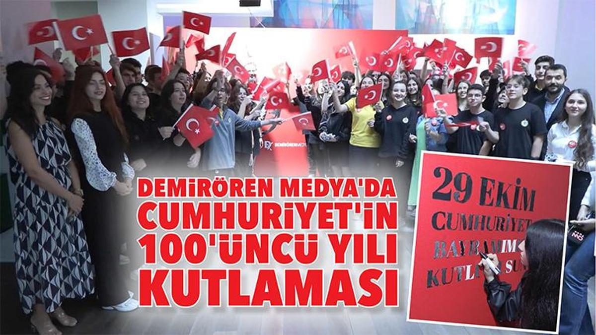 Demirören Medya'da Cumhuriyet'in 100'üncü yılı kutlaması
